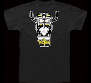 Voltron Head Shirt Voltron black Shirt